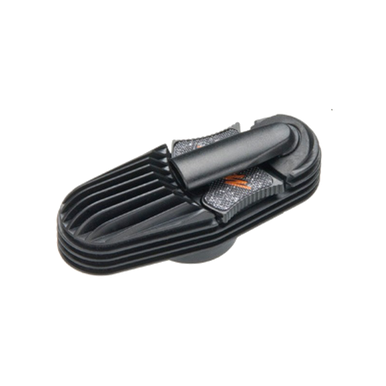 Close-up view of the Mighty vaporizer cooling unit highlighting its design and features.