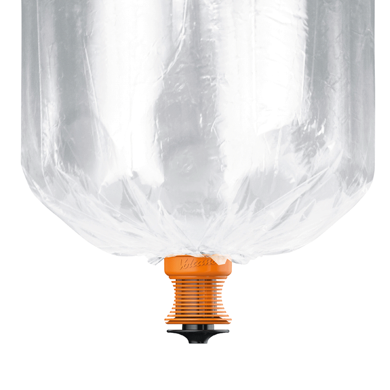 Close-up of Easy Valve balloons and replacement parts for Volcano
