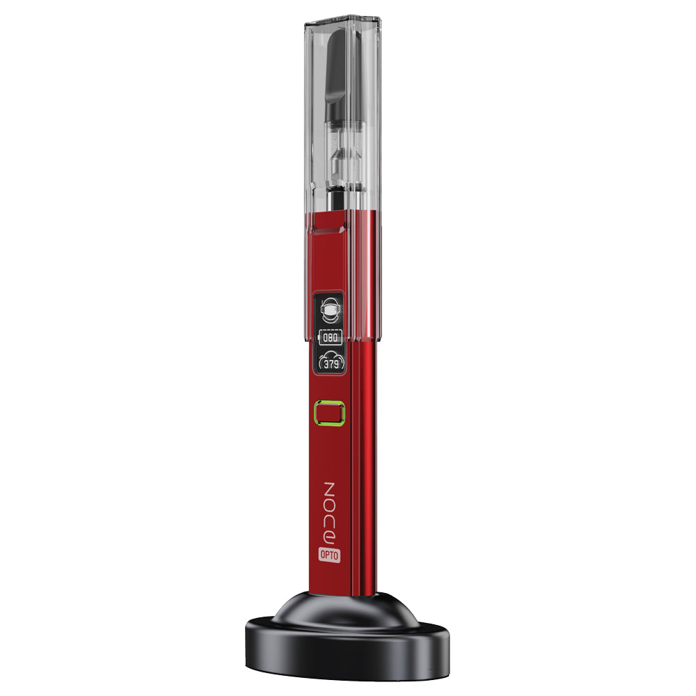 Portable vape battery with protective cover and charging dock
