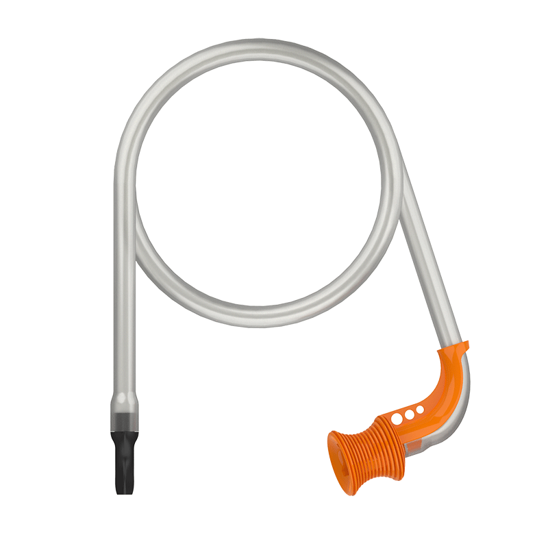 Close-up of the Volcano Hybrid Flexible Tubing Kit showcasing its features.