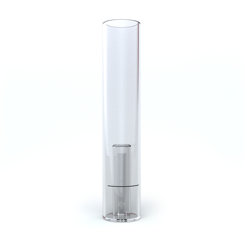 Side view of the Premium G Pen Roam glass hydrotube showcasing its sleek design.