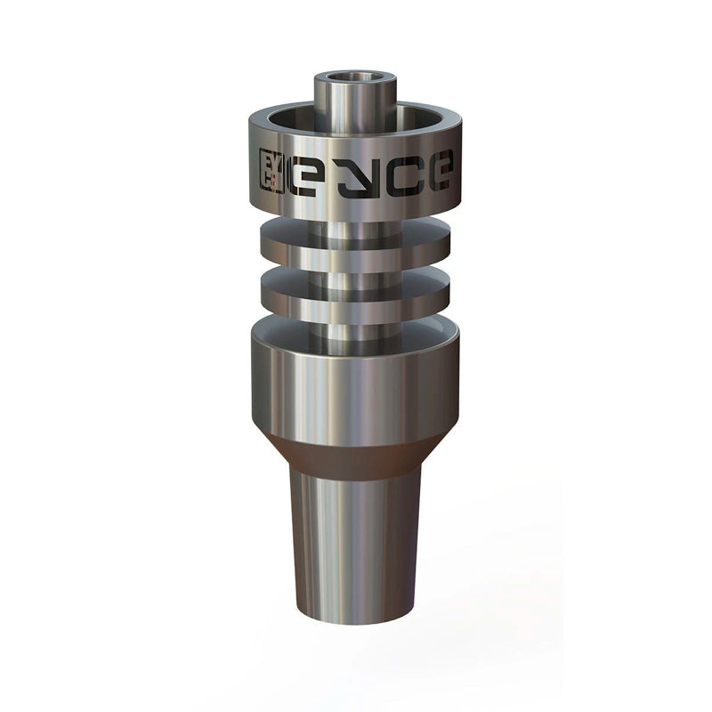 Close-up of Eyce 10mm titanium nail showing reversible joint compatibility