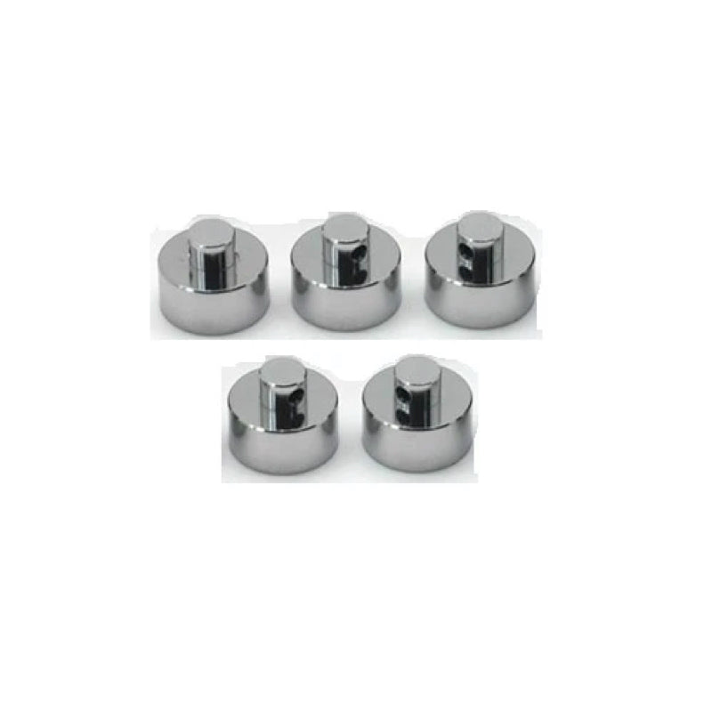 Yocan Pandon Coil Caps 5 Pack displayed in a stylish arrangement, showcasing their design for optimal vaporizing.