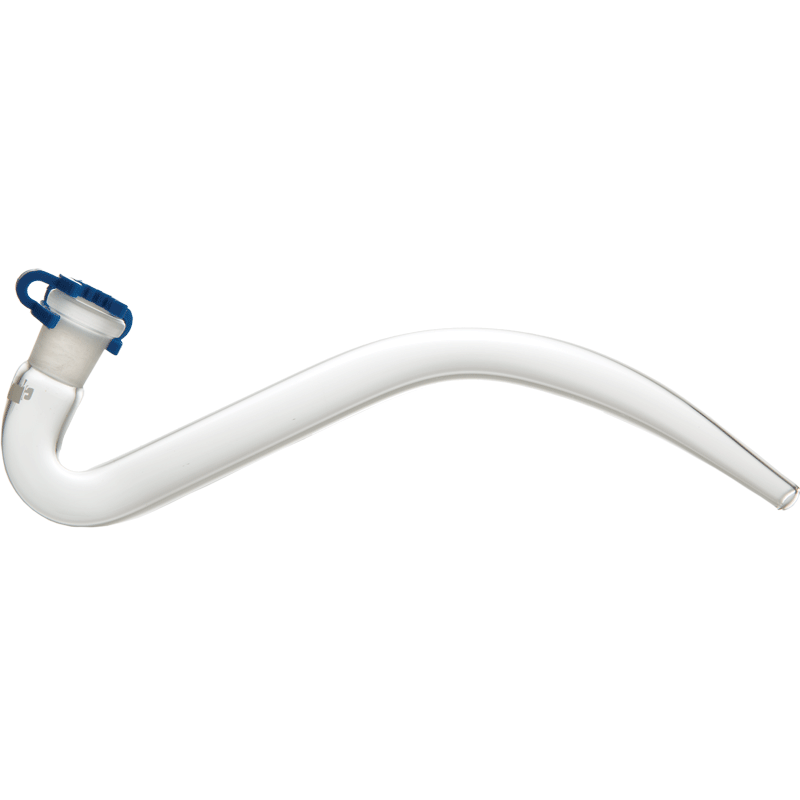 GRAV 14mm J Handle Mouthpiece from above, showcasing its length and design for enhanced grip.