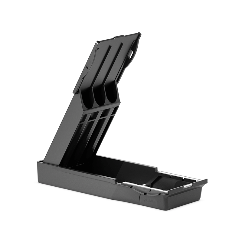 TrioSafe Preroll Case showcasing its crushproof design and child-resistant features.
