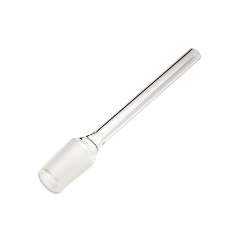 Front view of the Ascent Straight Glass Adapter for water pipes