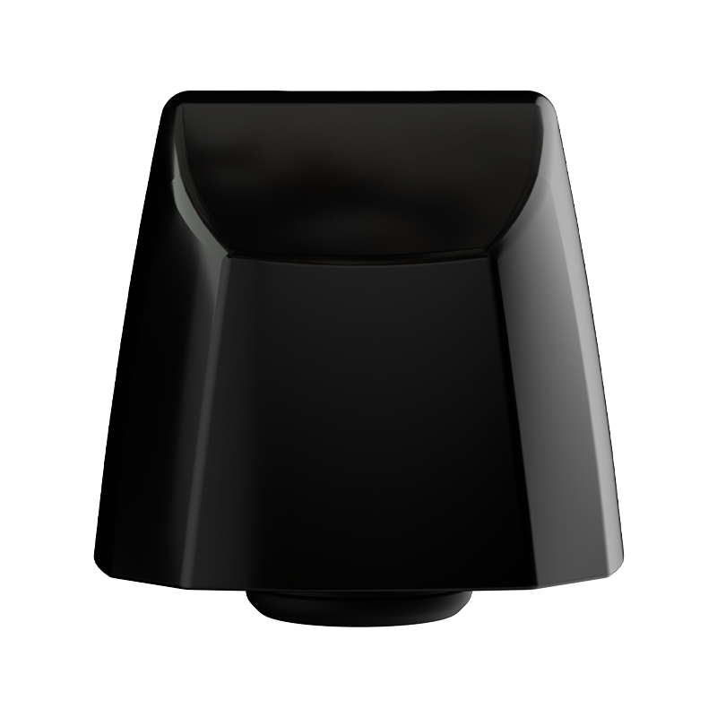 Elite II mouthpiece assembly attached to vaporizer showing airflow design